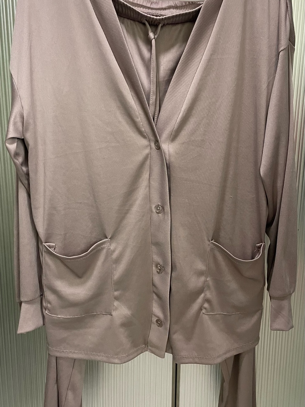 Live 2 Lounge Women's 2-Piece Cardigan and Pant Lounge Set Size M
